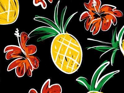 Hawaii-Matisse Pattern