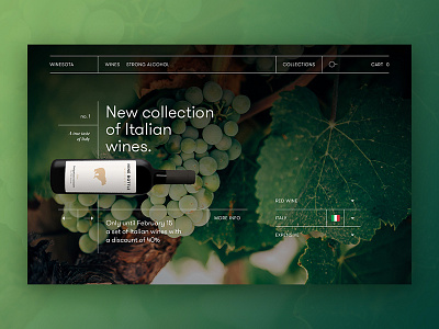Winesota ecommerce site store ui web wine