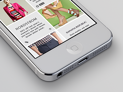 Secret Project - Unused Layout app filter flat grid ios minimal mockup san diego scroll shopping steven schafer