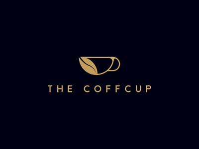 The Coffcup Logo Design brand brand design brand identity branding clean coffee shop logo logo design luxury logo minimal minimalist logo simple