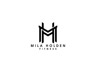 Mila Holden Fitness Logo Design brand brand design brand identity branding clean fitness brand fitness logo logo logo design minimal minimalist logo simple