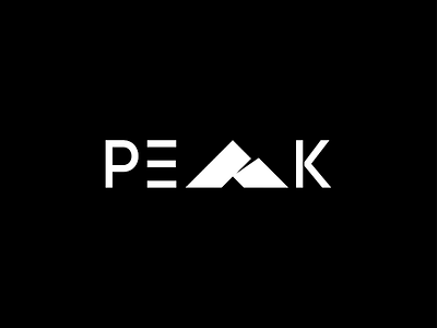 Peak Logo Design brand brand design brand identity branding clean logo logo design luxury logo minimal minimalist logo simple