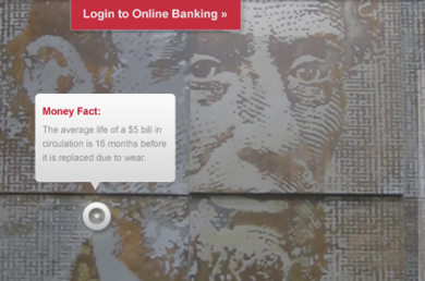 Banking Web Concept copper fun fact lincoln red