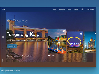 Tangerang Web Design bsd figma indonesia tangerang ui uidesign uiux webdesign website