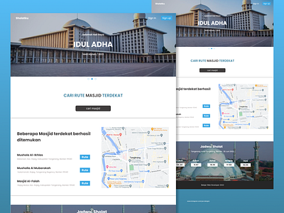 Sholatku Web design