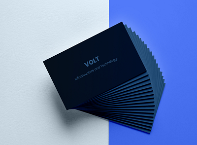 Volt Business Card app branding design logo minimal ui ux