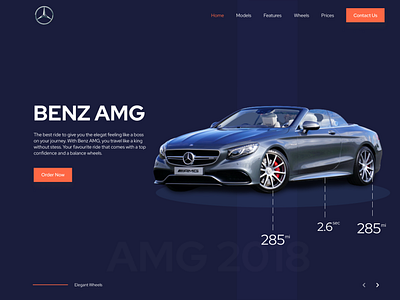 Car Landing Page