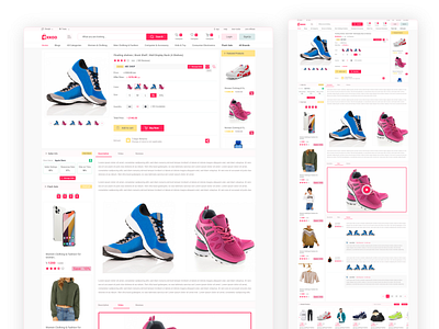 Multi Vendor CMS | Product Page UI/UX Design | Adobe XD ecommerce design graphic design product page design single product page ui ui design ui ux ui ux designer ux design