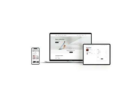 Интеренет-магазин одежды branding design minimal ui web дизайн сайта интеренет магазин интеренет магазин мобильная версия одежда планшет