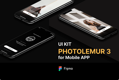 PHOTOLEMUR 3 концепт мобильного приложения branding design ui мобильная версия мобильное приложение редактор ретушь фото фотография фотошоп