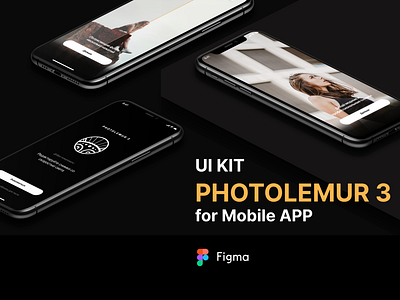 PHOTOLEMUR 3 концепт мобильного приложения branding design ui мобильная версия мобильное приложение редактор ретушь фото фотография фотошоп
