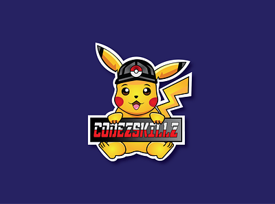 Codeskillz design gaminglogo graphicdesign illustration logo logo design mascot logo pikachu rubyarochonadesigns twitch logo vector