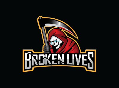 Broken Lives axe cartoon logo depressed design down face gaminglogo graphicdesign illustration logo logo design mascot logo red rubyarochonadesigns sad sad face twitch logo vector