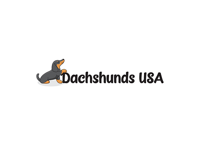 Dachshund animal logo cute dachshunds dachshunds lovers dog logo dog lovers dribbble friendly graphicdesign happy illustration logo design mascot logo mini dachshunds pet logo pet shop logo pet store logo playful rubyarochonadesigns usa