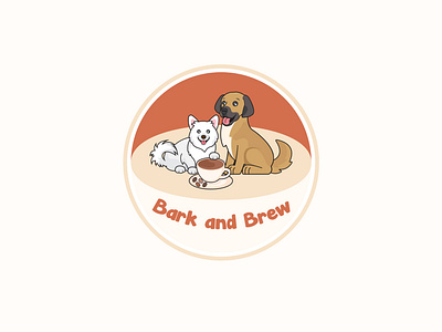 Dog Logo For Coffee Shop