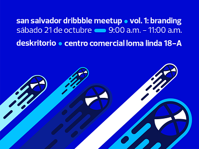 San Salvador Dribbble Meetup Vol. 1 deskritorio dribbble meetup el salvador meetup san salvador