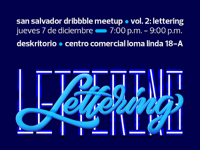 San Salvador Dribbble Meetup Vol. 2