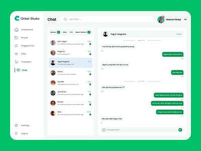 CRM Chibel Studio - Chat Page