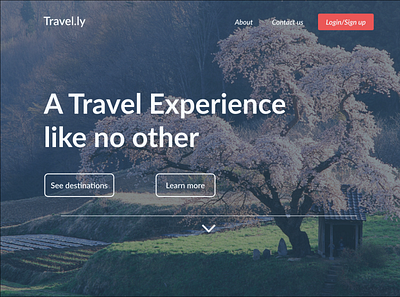 Travel.ly ui web web design