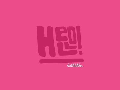 Hello_) 2d debut design dribbble first hello hello dribble hello world hellodribbble illustration minimalism minimalist type