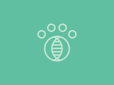 Genetic Analysis of Pets | Minimalistic Logo | branding design dna first illustration logo logo design logo designs logotype minimalism pet simple logo symbol design