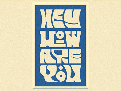 HHAY | POSTER LETTERING DESIGN