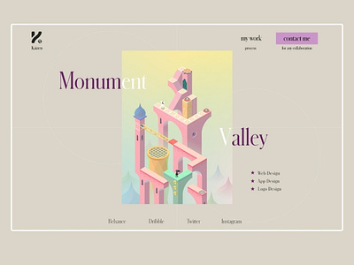 monument valley web design