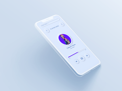 Music app design & mockup