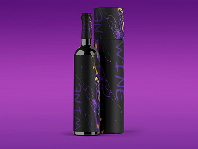 Colorful Wine label Design