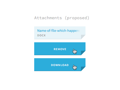 Attachment Affordance attachment download hover text truncation ui user interface