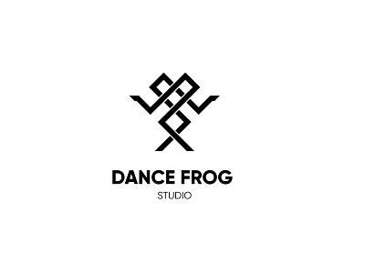 Dance Frog Studio branding creative design digital idendity illustrator logo logodesign logotype minimal