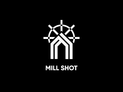 Mill Shot branding creative design digital idendity illustrator logo logodesign logotype minimal