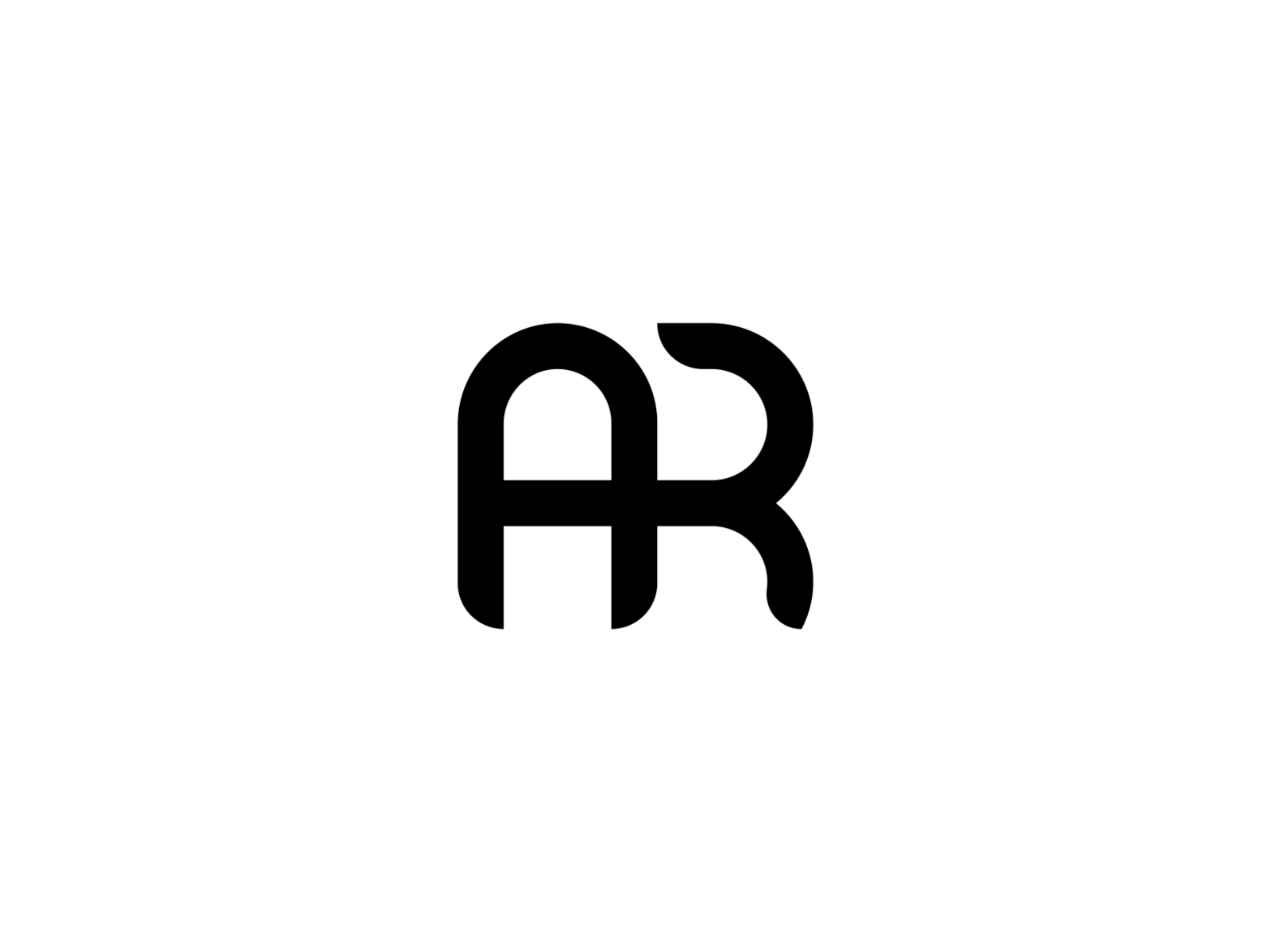 Monogram AJR Logo Design Graphic by Greenlines Studios · Creative Fabrica