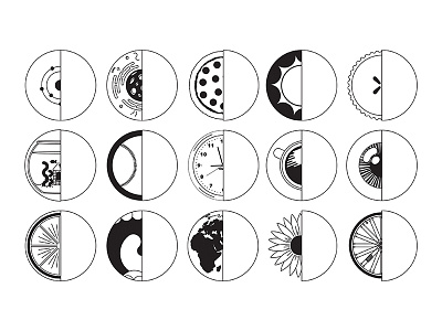 Circles circles circular stuff design illustration round food