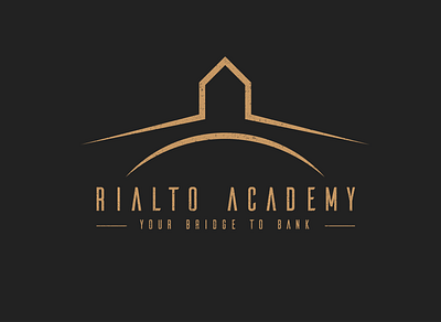 Rialto academy | Brand Identity academy bank brand brand design brand identity branding bridge bridge logo course identity logo logo design logos pictorial logo rialto symbol