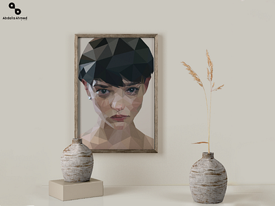 The Broken | Low Poly Portrait