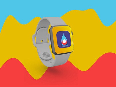 Water access location logo applewatch applogo dailyui location app location pin logo logo design logodesign water waves