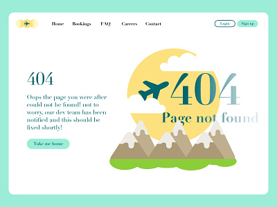 404 page 404 404 error 404 error page 404 page bright bright color combinations desktop design flat flat design flight flight booking