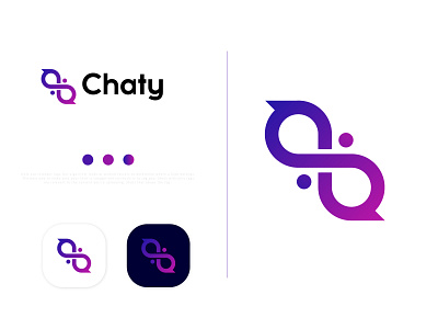 Abstract/iconic Logo Design - Chaty