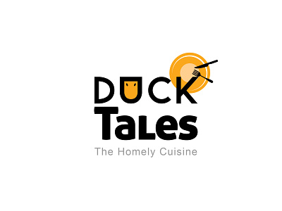 Duck Tales, the homely cuisine art branding design flat graphic design icon illustration illustrator logo minimal typography vector