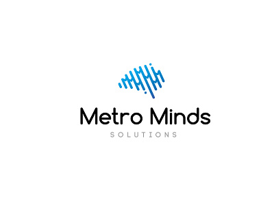 Metro Minds art branding design flat graphic design icon illustration illustrator logo minimal typography vector