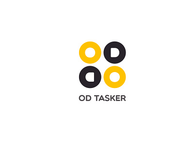 OD TASKER art branding design flat graphic design icon illustration illustrator logo minimal typography vector