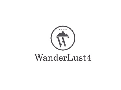 WanderLust 4 art branding design flat graphic design icon illustration illustrator logo minimal typography vector