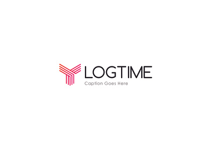 Logtime art branding design flat graphic design icon illustration illustrator logo minimal typography vector