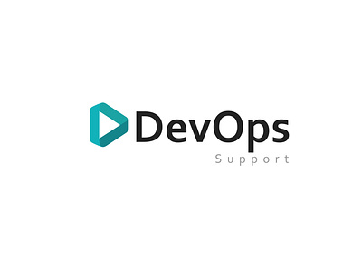 DevOps Support art branding design flat graphic design icon illustration illustrator logo minimal typography ui vector