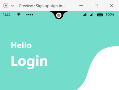 Log in mobile app ui Daily UI #002 app design logo