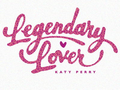 'Legendary Lover' Katy Perry apparel merch music pop top40