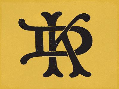 DK branding initials letters logo monogram typography