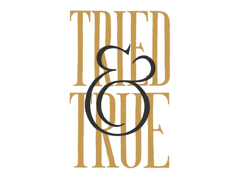 T&T ampersand handmade lettering options typography
