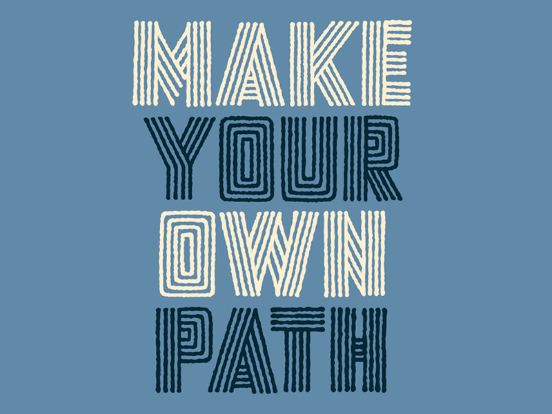 Make your own fun handmade lettering lined practice typography